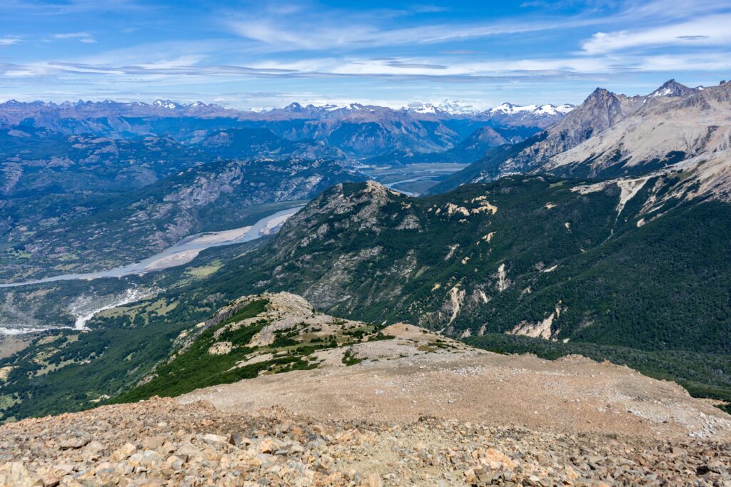 Views while trekking Cerro Castillo Circuit