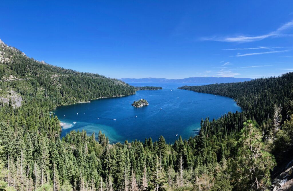 Emerald Bay a must see of the Lake Tahoe hiking trails