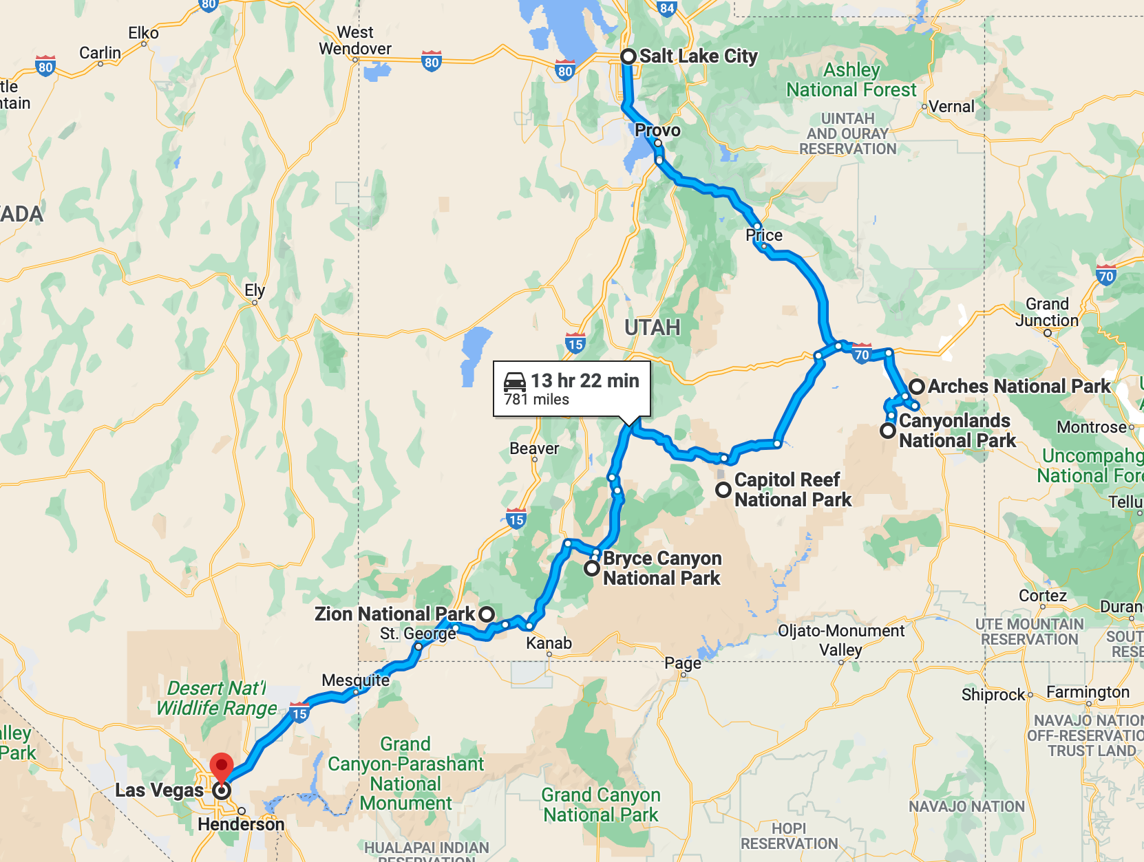 Utah National Parks Road Trip Itinerary - Avocados in the Alpine