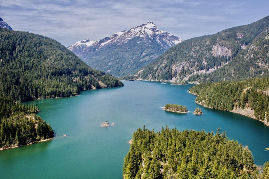 Diablo Lake Vista Point on a Seattle to North Cascades National Park road trip