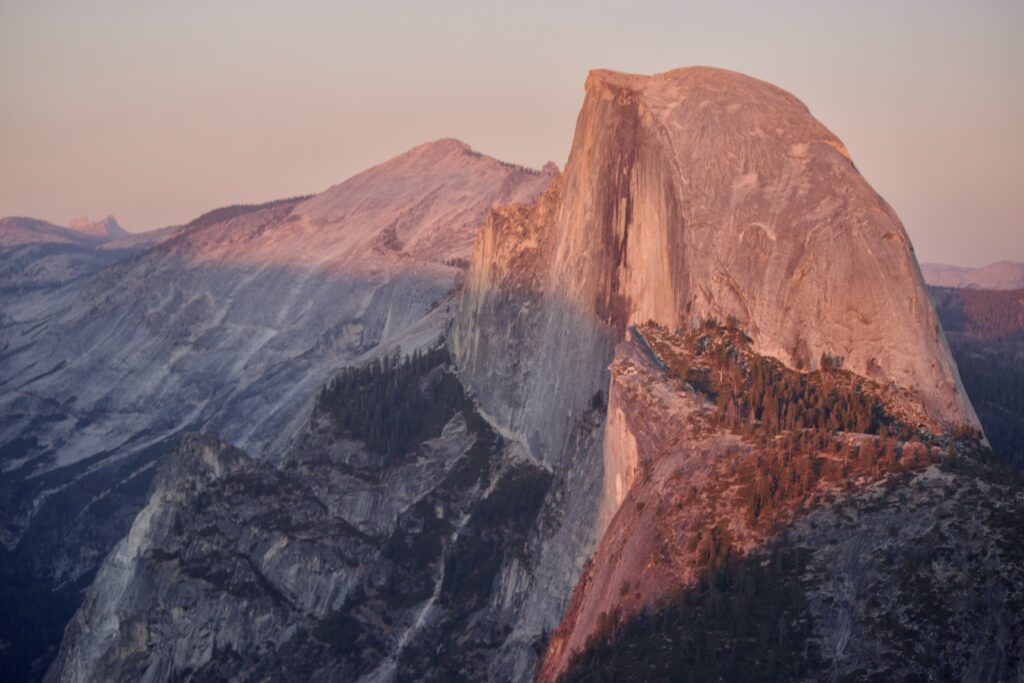 Glacier Point is a must see on a 4 Day Yosemite Itinerary