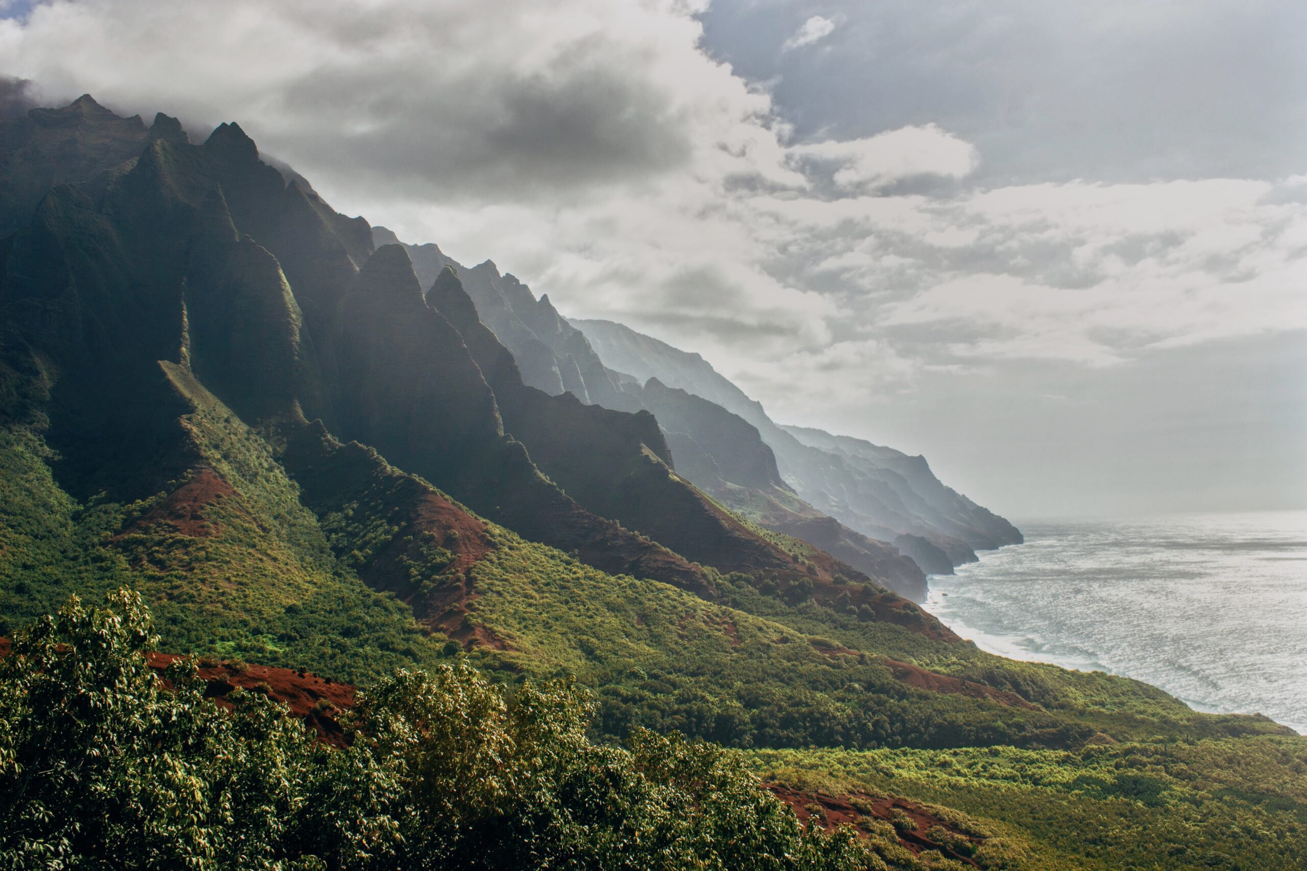 stunning views while backpacking Kauai